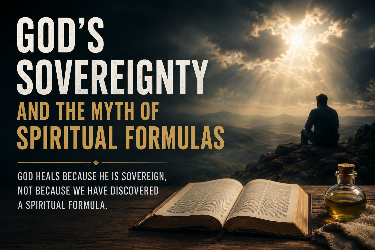 God's Sovereignty and the Myth of Spiritual Formulas